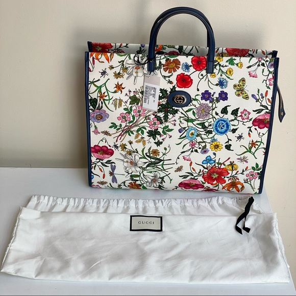 Gucci #550140 Large Linea Canvas Tote - Picture 2 of 16